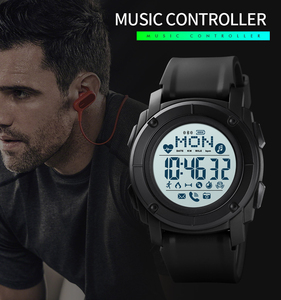 Top 10 des marques de montres-bracelets, usine de montres <span class=keywords><strong>Skmei</strong></span>, montres de luxe pour hommes, moniteur de fréquence cardiaque, Reloj masculin, logo, montres intelligentes numériques, sport - Product Image 5