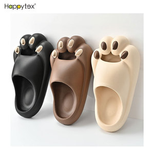 Dép Mùa Hè Siêu Mềm Chống Trượt Hình Móng Vuốt Mèo Ngộ Nghĩnh Đáng Yêu 2023 Giày Đi Biển Dép Xăng Đan EVA Dép Đi Trong Nhà Đôi Dép Trượt - Product Image 4