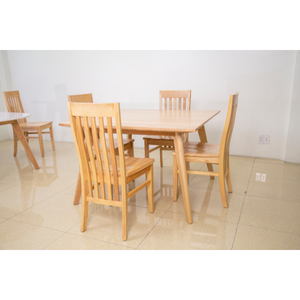 ARIANNE Meilleure vente Table à manger ovale moderne en bois massif facile à assembler 6 places 1 an de garantie pour meubles de salle à manger - Product Image 2