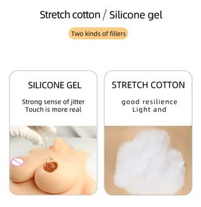 Silikon meme Transgender transeksüel Shemale için vajina erkek kadın şekillendirici ile tam giyisi oluşturur - Product Image 5