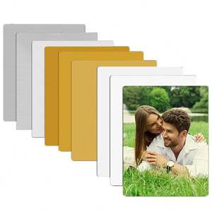 Vente en gros de plaques métalliques pour impression par transfert thermique, épaisseurs 0,25 mm, 0,45 mm, 0,65 mm, 1 mm, plaques en aluminium personnalisées pour cadeaux, sublimation blanche - Product Image 1