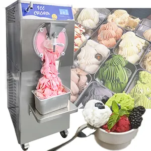Mvckyi 100L/H 5 in 1 functions Italian Gelato Ice Cream hard serve ice cream machine ice sorbet/slush fruit ice cream machine