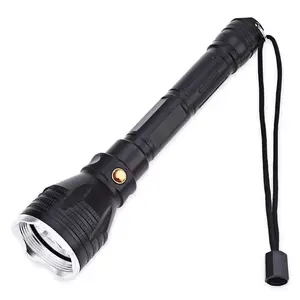 Diving Equipment Rechargeable switch Underwater Waterproof Lampe Led Scuba Torch Light Led depth Diving Flashlight