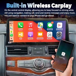 Radio para Auto con Pantalla de 12.3 Pulgadas, Android 14, para Nissan Patrol Y61 Y62, Reproductor de Video GPS, Carplay, Pantalla HU, Wifi, 4G, Multimedia - Product Image 6