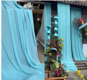 Đen trắng xanh xanh đỏ bông dệt Muslin ảnh nền màn hình chụp ảnh Studio với vải nền chromakey - Product Image 3