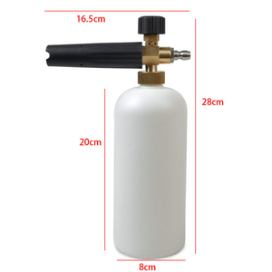 Hướng dẫn sử dụng áp lực cao Máy giặt tuyết bọt Lance Brass bọt Blaster cổ điển được thiết kế chuyên nghiệp rửa xe bọt súng nhanh chóng kết nối - Product Image 2