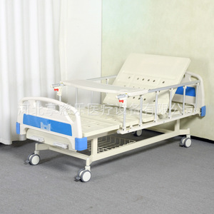 Cama Hospitalaria Manual de Doble Manivela A005 con Respaldo y Elevación de Piernas para Pacientes Mayores: Disfrute de la Comodidad y la Felicidad - Product Image 2