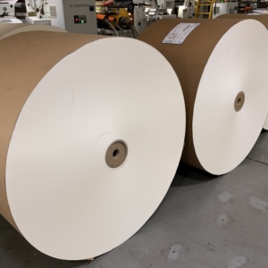Rouleau de papier enduit de PE simple face, grammage personnalisé, papier de base imperméable pour gobelets jetables à café et thé chaud - Product Image 4