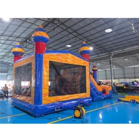 Tumbona Motorizada para Piscina THL, Flotador Inflable de PVC Plegable Moderno de 8*4m para Uso en Parques Acuáticos