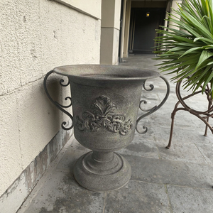 Decorwellarts Vaso per Fiori in Metallo Verniciato a Polvere di Alta Qualità, Durevole ed Ecologico, Stile Vintage per Casa e <span class=keywords><strong>Giardino</strong></span> - Product Image 2