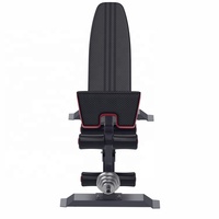 DDS-1205 Doux Coussin Corps Bâtiment multi fonction réglable commercial gym incliné appareils de poids haltère banc