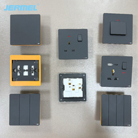 Soket listrik Universal standar UK & EU harga pabrik saklar lampu stop kontak Panel PC saklar dinding