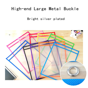 ซองใสแบบแห้งลบได้ ใช้ซ้ำได้ แผ่นพลาสติกใส ปกป้องเอกสาร พร้อมห่วง 2 วง สำหรับการจัดระเบียบห้องเรียน <span class=keywords><strong>ครู</strong></span> และโรงเรียน - Product Image 5