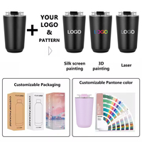 Gobelet à café réutilisable en acier inoxydable avec couvercle, tasse isotherme, thermos, flacon à café pour boissons chaudes, boissons froides, voyage