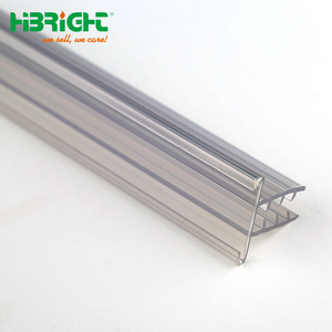 Soporte de señal adhesivo de bandera de agarre de exhibición de plástico de PVC transparente personalizado para supermercado, tienda de comestibles, suministro de almacenamiento - Product Image 3