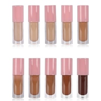 Maquillage rose correcteur marque privée correcteur liquide correcteur marque privée correcteur à couverture complète pour la peau foncée