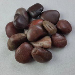 Bán nóng đá cuội trắng tự nhiên đánh bóng đá sông đỏ cho biệt thự trong nhà ngoài trời trang trí làm từ đá tự nhiên - Product Image 1