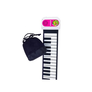 37 Teclas <span class=keywords><strong>Teclado</strong></span> <span class=keywords><strong>enrollable</strong></span> digital electrónico flexible, suave y portátil Piano con carga USB y altavoz - Product Image 6