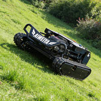Tondeuse à gazon RC à chenilles CE EPA pour vergers, broyeur d'herbe pour terrains agricoles en pente