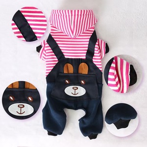 Warm New Padded Four-legged <strong>Pet</strong> Coat Thick Denim Knit Fabric Comfortable Dog Hoodies <strong>Pet</strong> Clothing for Puppy Ropa Para Perros - Product Image 3