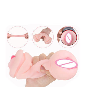 Masturbador Oral y Vaginal 2 en 1, Copa Masturbadora de Bolsillo con Textura 3D, Vagina Realista, Juguetes Sexuales para Hombres - Product Image 3