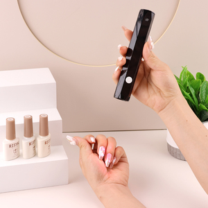 <span class=keywords><strong>IQ</strong></span> Design-minisecador de uñas 2 en 1, Luz Portátil de 9W, recargable con botón de encendido en la cabeza, lámpara de uñas - Product Image 5