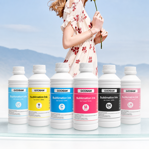 หมึกพิมพ์แบบ Dye Sublimation ขนาด 1000 มล. ชนิดน้ำ สำหรับเครื่องพิมพ์ Epson DX5 DX7 5113 4720 I3200 I1600 XP600 8 หัวพิมพ์ ขนาด A3 A4 แบบเติม - Product Image 1