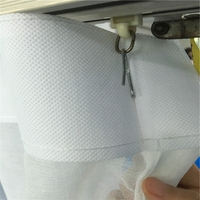 Rideaux Voilages de Luxe Brodés pour Salon, Rideaux Modernes en Polyester 100% pour Toutes Saisons, à Cordon Plat pour Fenêtre