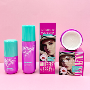 Produits pour le visage végétaliens biologiques personnalisés Ensemble de soins de la peau <span class=keywords><strong>anti</strong></span>-âge Ensemble cosmétique Wolfberry Ensemble de soins de la peau Ziziphus Jujuba pour femmes OEM - Product Image 3