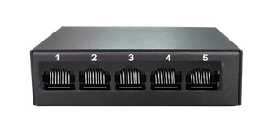 Commutateur Ethernet d'usine 10/100 Mbps QoS, boîtier en fer, 5 ports RJ45, commutateurs réseau d'entreprise rapides 1 Gbps, commutateur Ethernet Gigabit - Product Image 2