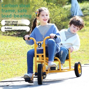 Triciclo per Bambini, Giocattolo da Esterno per Asilo Nido, 2-8 Anni, Senza Sospensioni e Senza Freni - Product Image 4