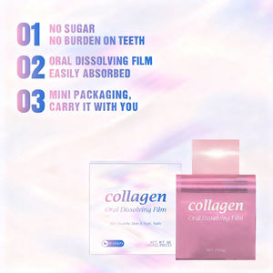 VitaHall Film Kolagen Pemutih Kulit Alami yang Dapat Diserap dengan Mulut dengan <span class=keywords><strong>L</strong></span>-<span class=keywords><strong>Glutathione</strong></span> untuk Wanita dan Dewasa, Kualitas Makanan - Product Image 3