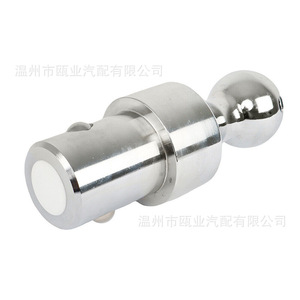 Sistema de enganche Puck de 2-5/16 pulgadas con bola de cuello de cisne y kit de cadena de seguridad 60639 para remolque de 38000 lb - Product Image 2
