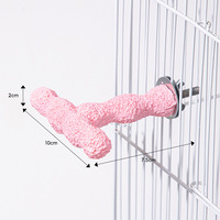 Support de pont suspendu en plastique écologique pour jouets de perroquet