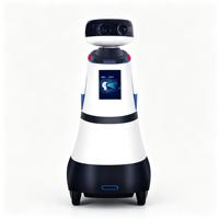 Robot d'inspection de sécurité autonome à écran tactile avec intelligence artificielle, personnalisable OEM