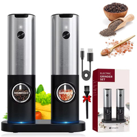 Agent de Dropshipping Shopify pour l'exécution des commandes – Nouveau Moulin Électrique Automatique Rechargeable USB 2026 pour Sel, Poivre et Épices avec Lumière LED
