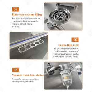 MY Machine à remplir les saucisses électrique Machine à remplir les saucisses sous vide Remplisseuse de saucisses hélicoïdales <span class=keywords><strong>Meilleur</strong></span> prix - Product Image 5