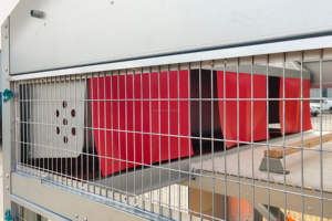 New di động gà Coop Cấu trúc thép cho nhà ngoài trời sử dụng 1 năm bảo hành trứng làm tổ cho lớp 15-20 con gà năng lượng mặt trời Powered - Product Image 5