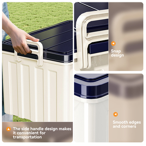 Boîte de <span class=keywords><strong>rangement</strong></span> de Camping en plein air Xinhang boîte de <span class=keywords><strong>rangement</strong></span> extérieure en plastique de grande capacité boîtes de <span class=keywords><strong>rangement</strong></span> empilables multifonctions avec couvercle - Product Image 6