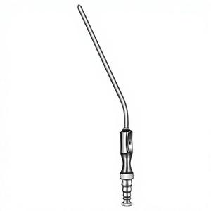 Tube d'aspiration Frazier 19 cm / 7-1/2 pouces de diamètre 3,3 mm Fr 10 Instrument chirurgical de précision pour l'aspiration efficace des fluides - Product Image 1