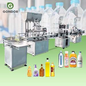 Línea de Máquina Automática para Llenado y Tapado de Botellas de Vidrio para Aceite, Agua y Líquidos Corrosivos - Product Image 1