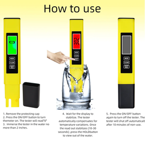 Портативный цифровой 3 в 1 растворенных твердых веществ TDS детектор воды измеритель качества ручка для тестирования - Product Image 5