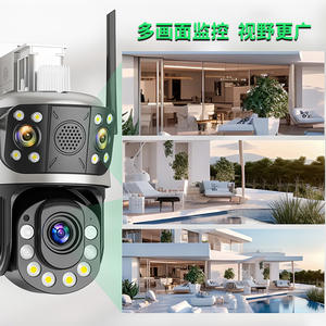 กล้องวงจรปิดภายนอกอาคาร Q95 50x ความละเอียด 2560x1440 ภาพสีเต็มรูปแบบ มองเห็นในเวลากลางคืน กันน้ำ ตรวจจับความเคลื่อนไหว พร้อมระบบเตือนภัย ใช้พลังงานแสงอาทิตย์ - Product Image 2