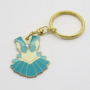 Souvenir Christmas Santa Claus <b>Key</b> Chain Hard Enamel Custom Metal Keychain with Leather Attachment for Premium Look - Product Image 2