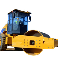 Rouleau compresseur routier SEM526 à tambour unique de 26 tonnes, prix usine, machine de construction routière