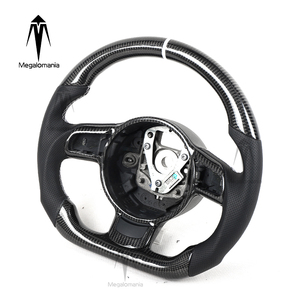Volant de course sport en fibre de carbone durable, personnalisé pour Audi TTS R8 TT S3 MK2 MK3 A3 A4 A5 A6 A7 A8 Q3 Q5 <span class=keywords><strong>A1</strong></span> - Product Image 3