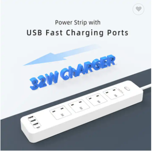 Anh điện dải 32W sạc nhanh <span class=keywords><strong>USB</strong></span> nhà sử dụng ổ cắm điện đa cổng tường sạc phích cắm điện & ổ cắm - Product Image 2