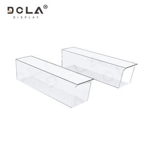 Bandeja de carne acrílica transparente para supermercado/bandeja acrílica para exhibición de <span class=keywords><strong>carnicería</strong></span>, soporte de plástico duradero para carne de cerdo fresca - Product Image 2