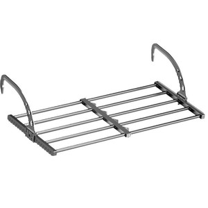 Extendable <b>Clothes</b> Drying <b>Rack</b> For Radiator Window Balcony Use Single Bar Mobile Design - Product Image 5
