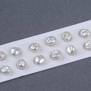 เครื่องประดับเฟิงซวน ต่างหูมุกน้ำจืดสีขาวคุณภาพสูง ขนาด 5-6 มม. มุกเคชิ ขนาดเล็ก มุกธรรมชาติแบบหลวม ขนาด 10 มม. ราคาขายส่ง - Product Image 2